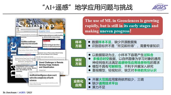 开云网站 Kaiyun共线S航遥中心于峻川分享AI+遥感技术地学应用实践与展望(图2)