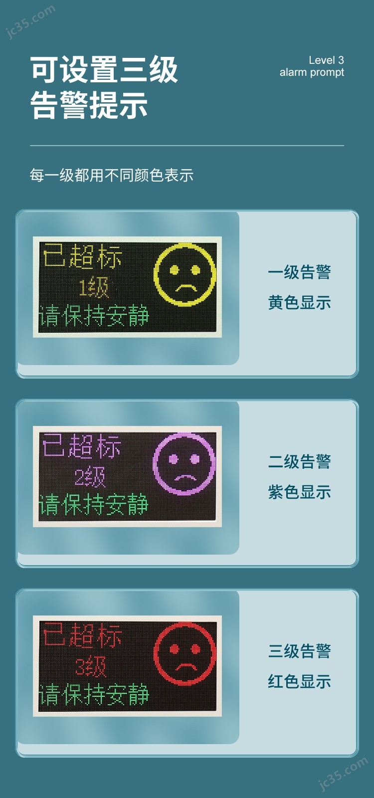 工程噪音环境检测站 LED屏幕显示测量数据开云网站 Kaiy