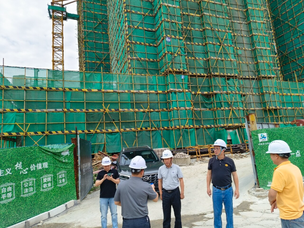 市住房城乡建设局领导带队到工地kaiyun体育官方网站开展工程质量安全检查(图2)